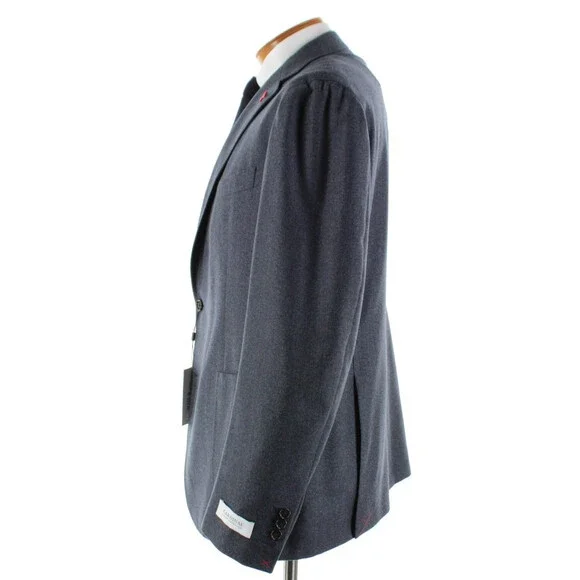 Cardinal of Canada NWT Wool Sport Coat Size 46R US In Blue & Gray Melange